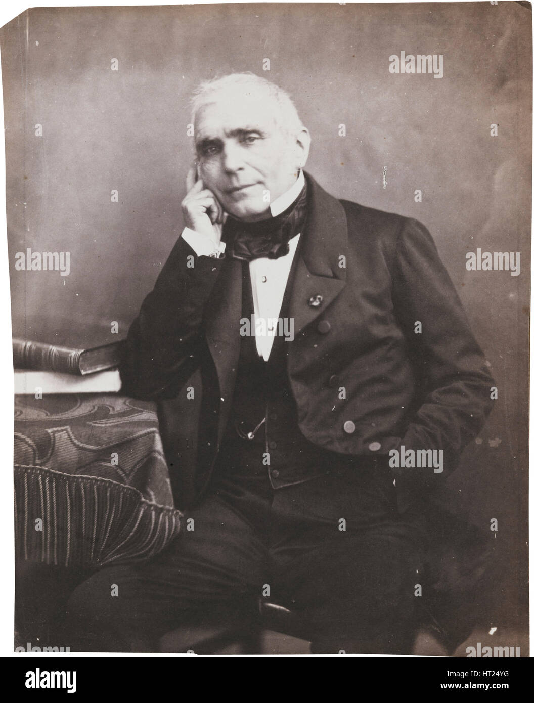 Porträt von Eugène Scribe (1791-1861), 1862. Künstler: Nadar, Gaspard-Félix (1820-1910) Stockfoto