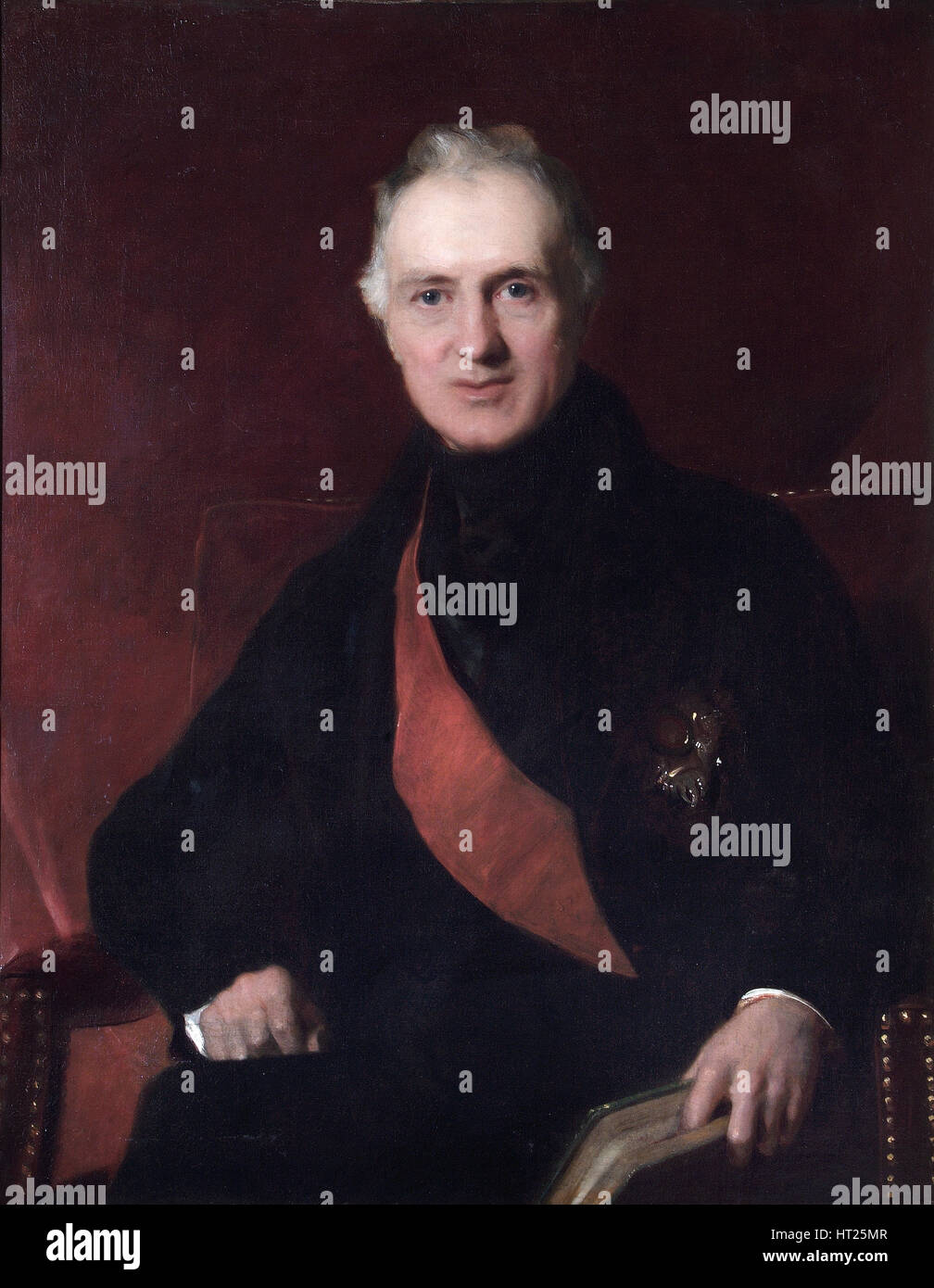 Portrait von General Sir George Murray, britischer Soldat, c1840s. Künstler: John Prescott Knight. Stockfoto