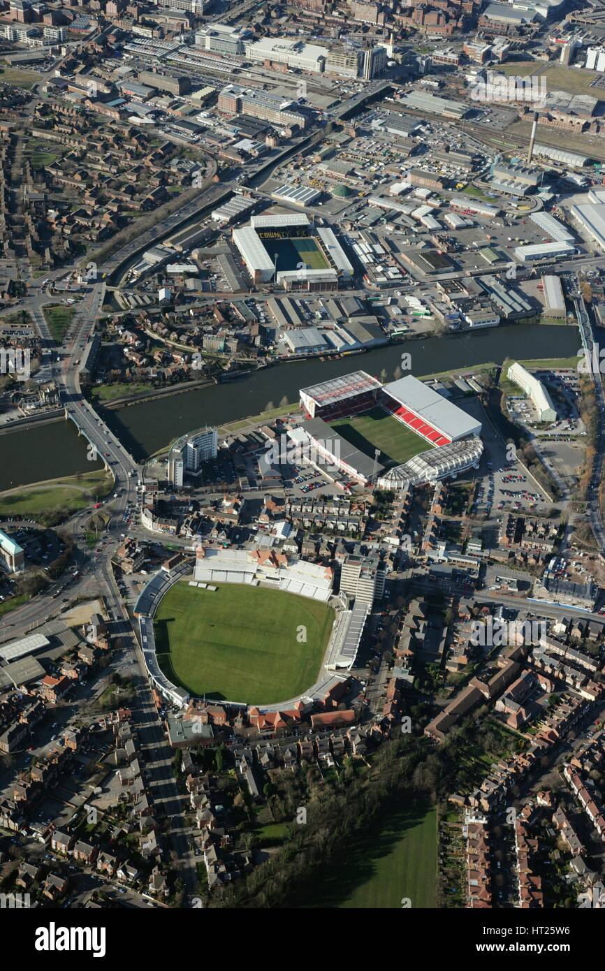 Trent Bridge Cricket Ground, Nottingham, Nottinghamshire, 2006. Künstler: Historisches England Angestellter Fotograf. Stockfoto