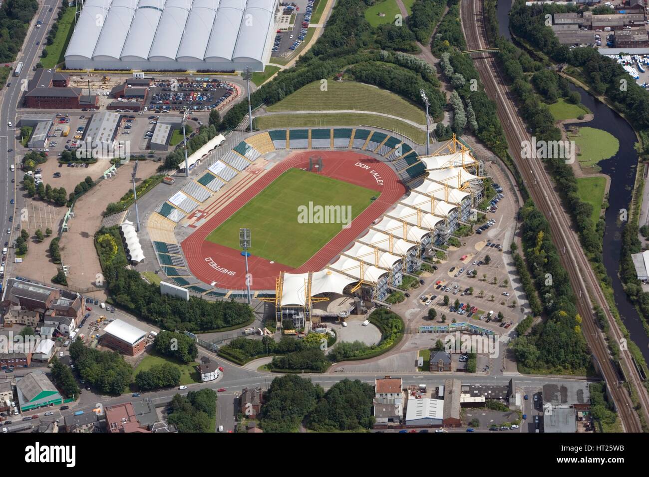 Don Valley Stadium, Sheffield, South Yorkshire, 2007. Künstler: Historisches England Angestellter Fotograf. Stockfoto