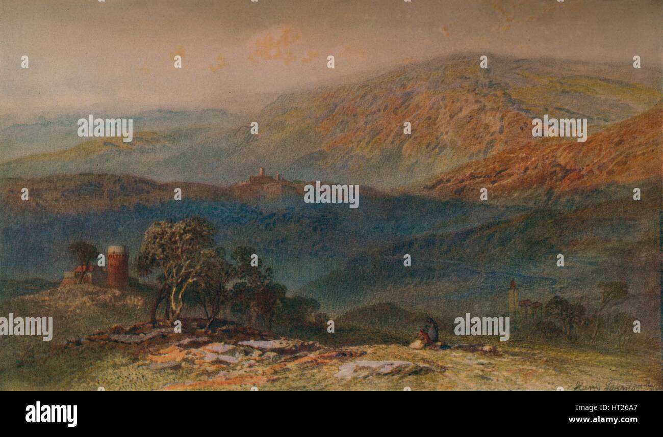 "In der Nähe von Pontremoli", c1863. Künstler: Harry John Johnson. Stockfoto