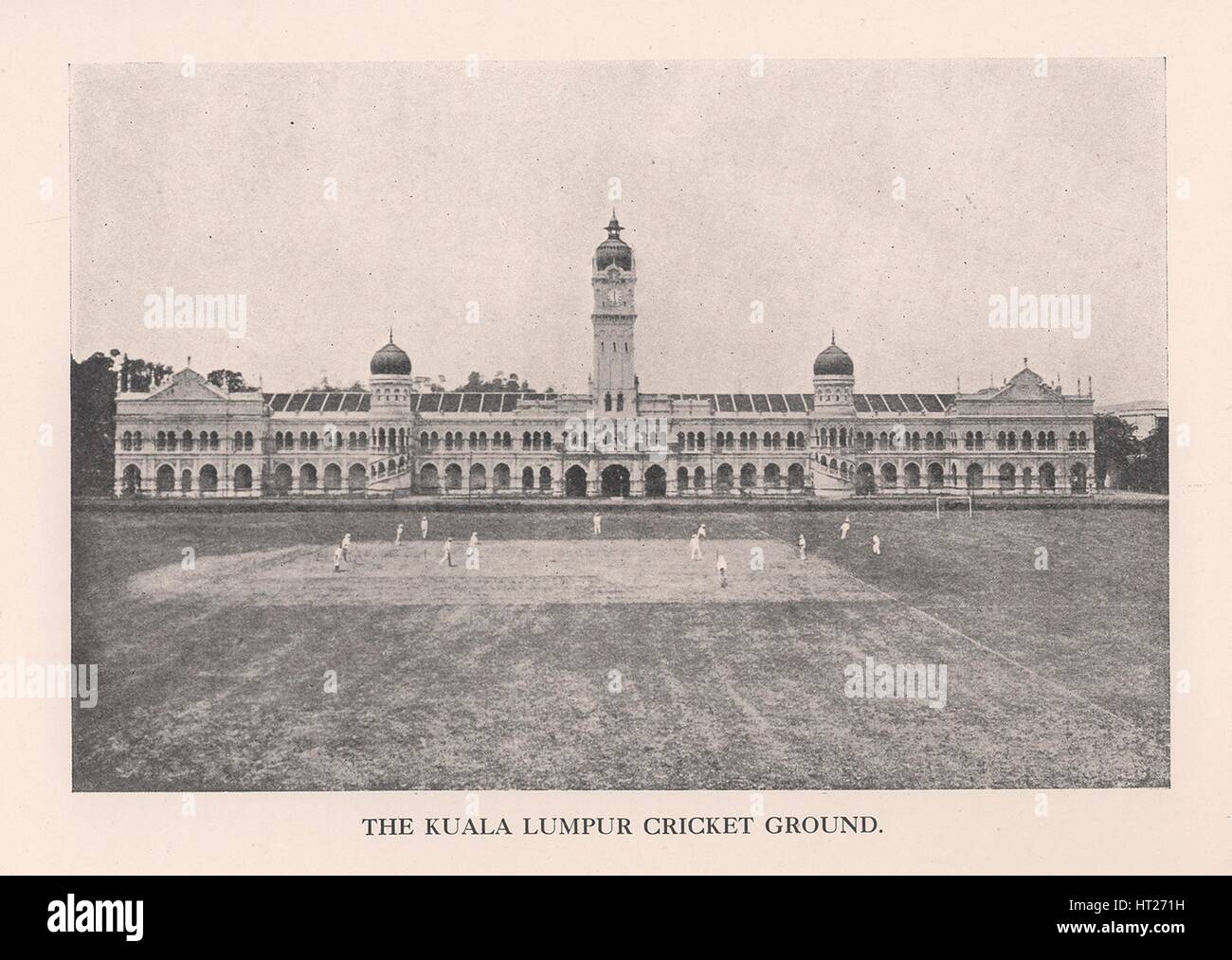 Der Kuala Lumpur Cricket Ground, Malaya, 1912.  Künstler: unbekannt. Stockfoto