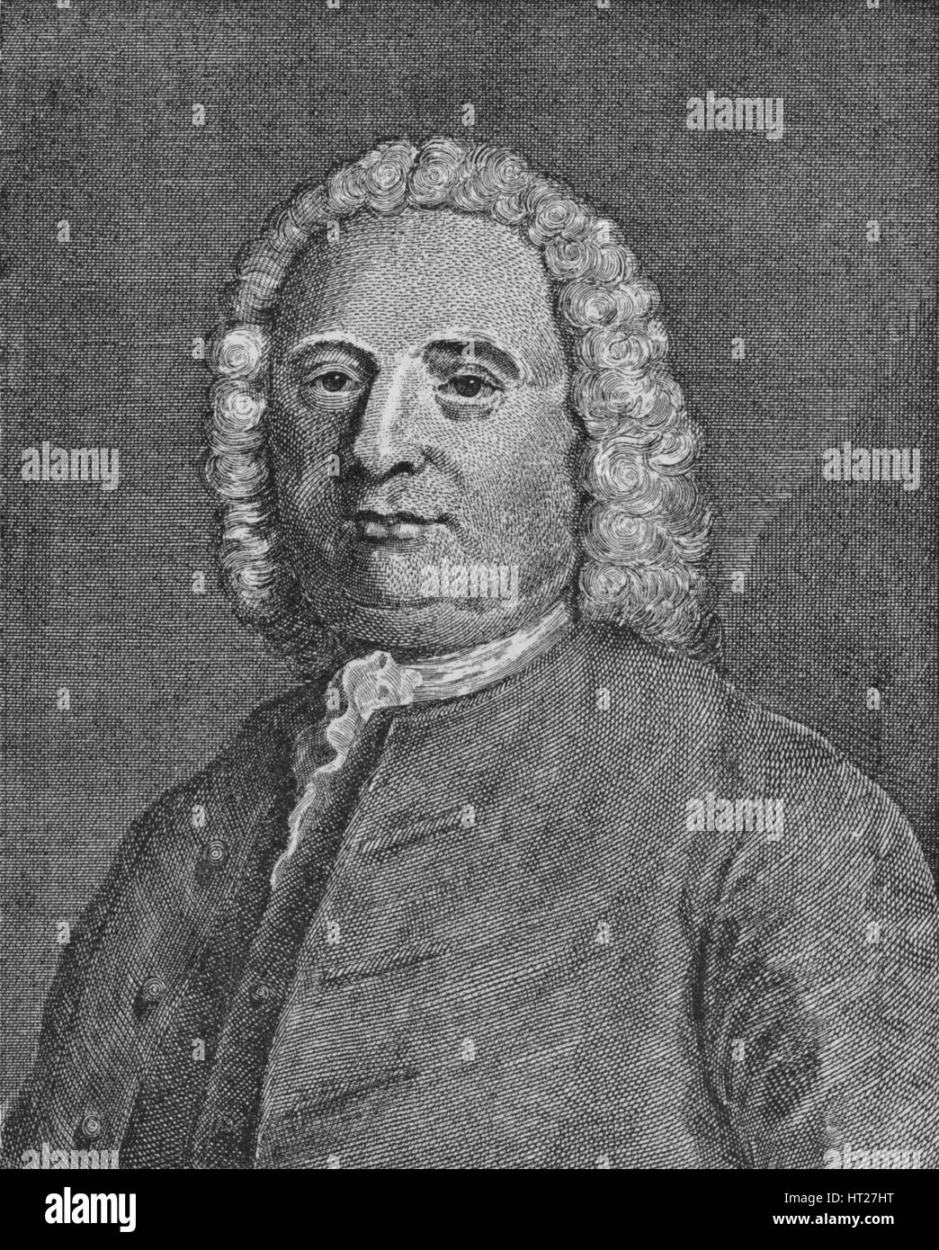Samuel Richardson, englischer Schriftsteller und Drucker, c1750 (1911). Künstler: Joseph Highmore. Stockfoto