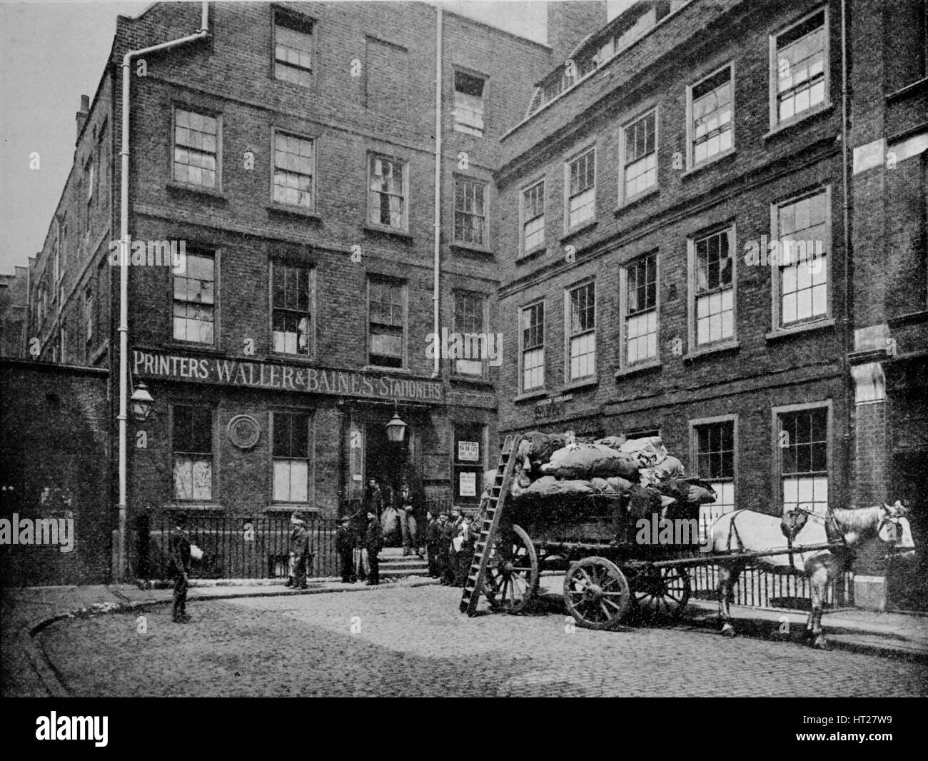 Dr. Johnson House, City of London, 1900 (1911). : Künstleragentur bildhaft. Stockfoto