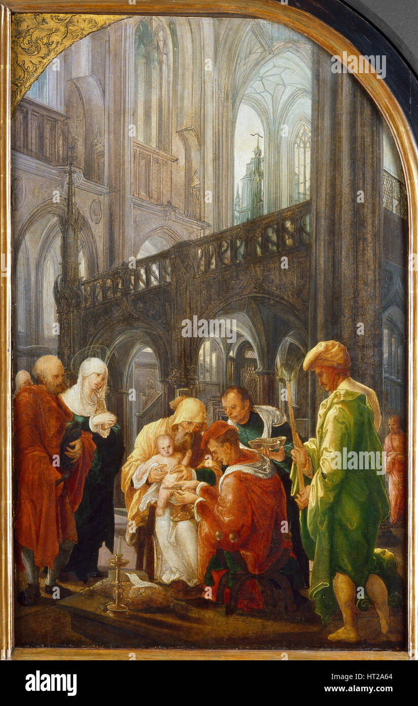 Die Beschneidung Christi, 1521. Künstler: Huber, Wolf (1480/5-1553) Stockfoto