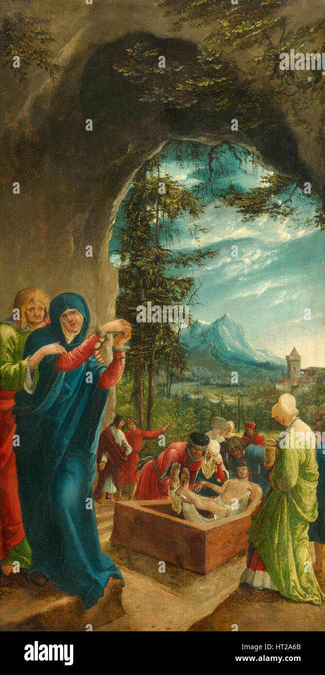 Die Grablegung Christi, 1518. Künstler: Altdorfer, Albrecht (c. 1480-1538) Stockfoto