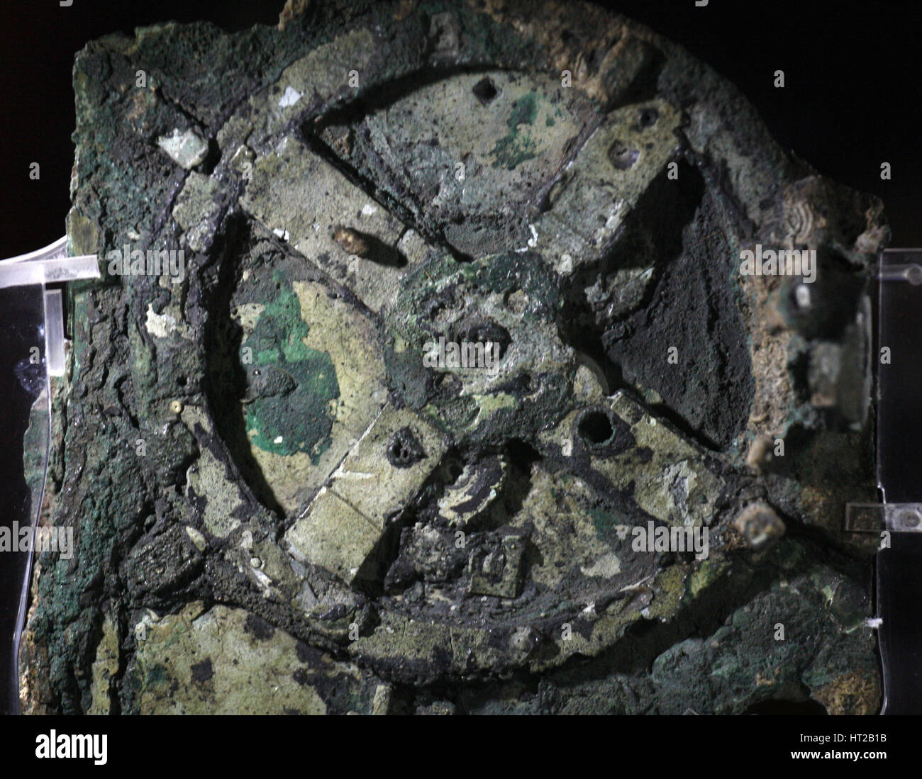 Der Mechanismus von Antikythera, 205 BC. Künstler: Historische Objekt Stockfoto