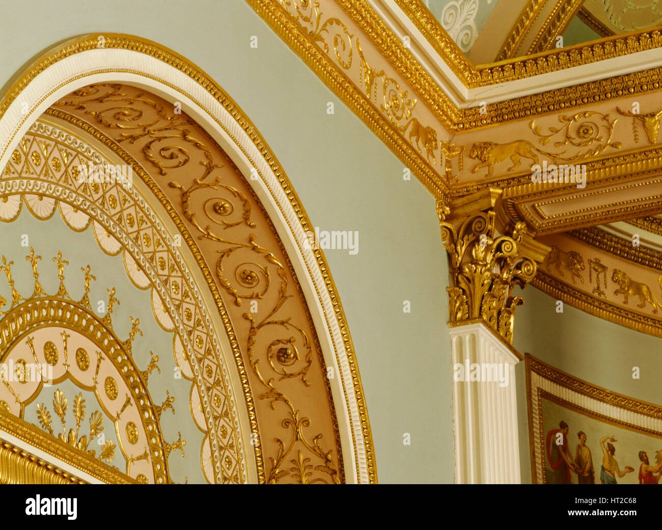 Interieur-Details, Kenwood House, Hampstead, London, c2000s(?). Künstler: unbekannt. Stockfoto