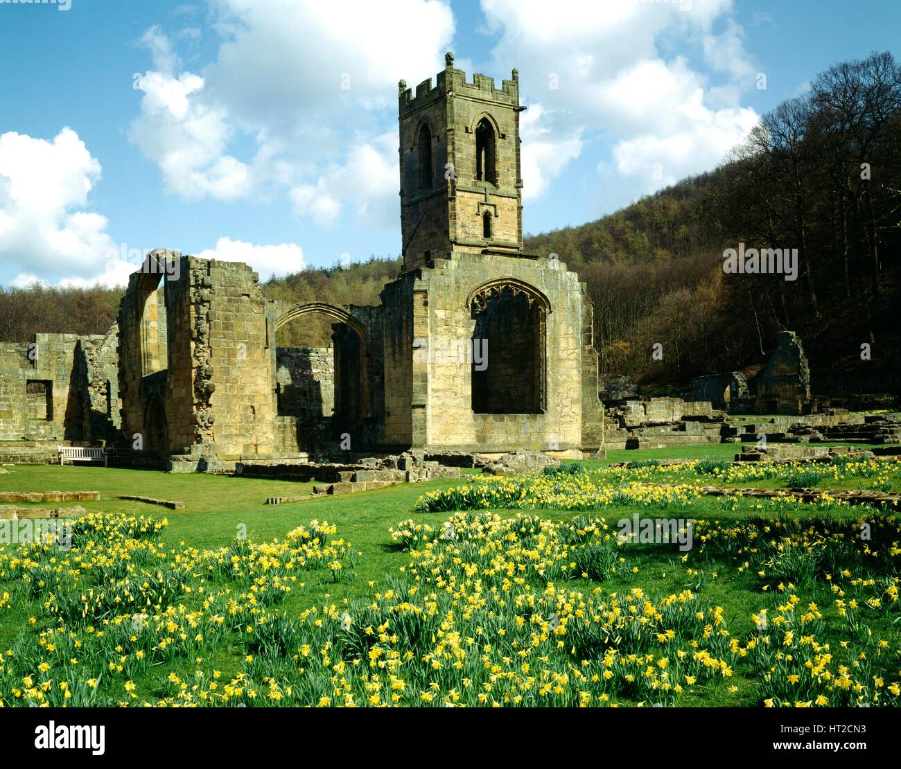 Mount Grace Priory, North Yorkshire, c2000s(?). Künstler: Historisches England Angestellter Fotograf. Stockfoto