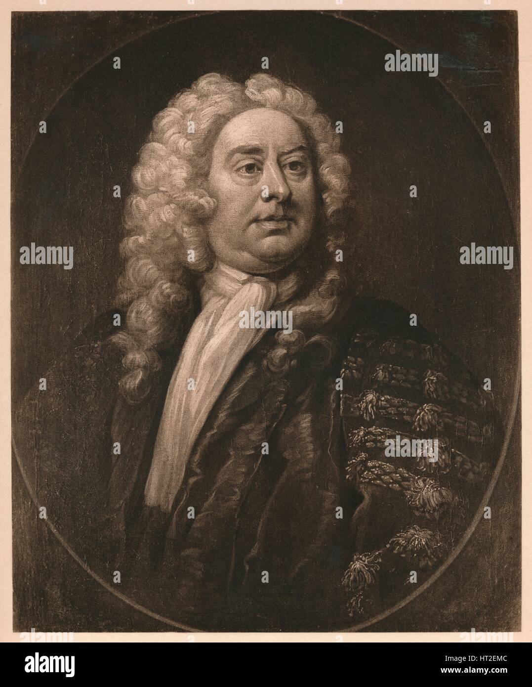 "Thomas Pellet, MD", c1725. Künstler: William Hogarth. Stockfoto