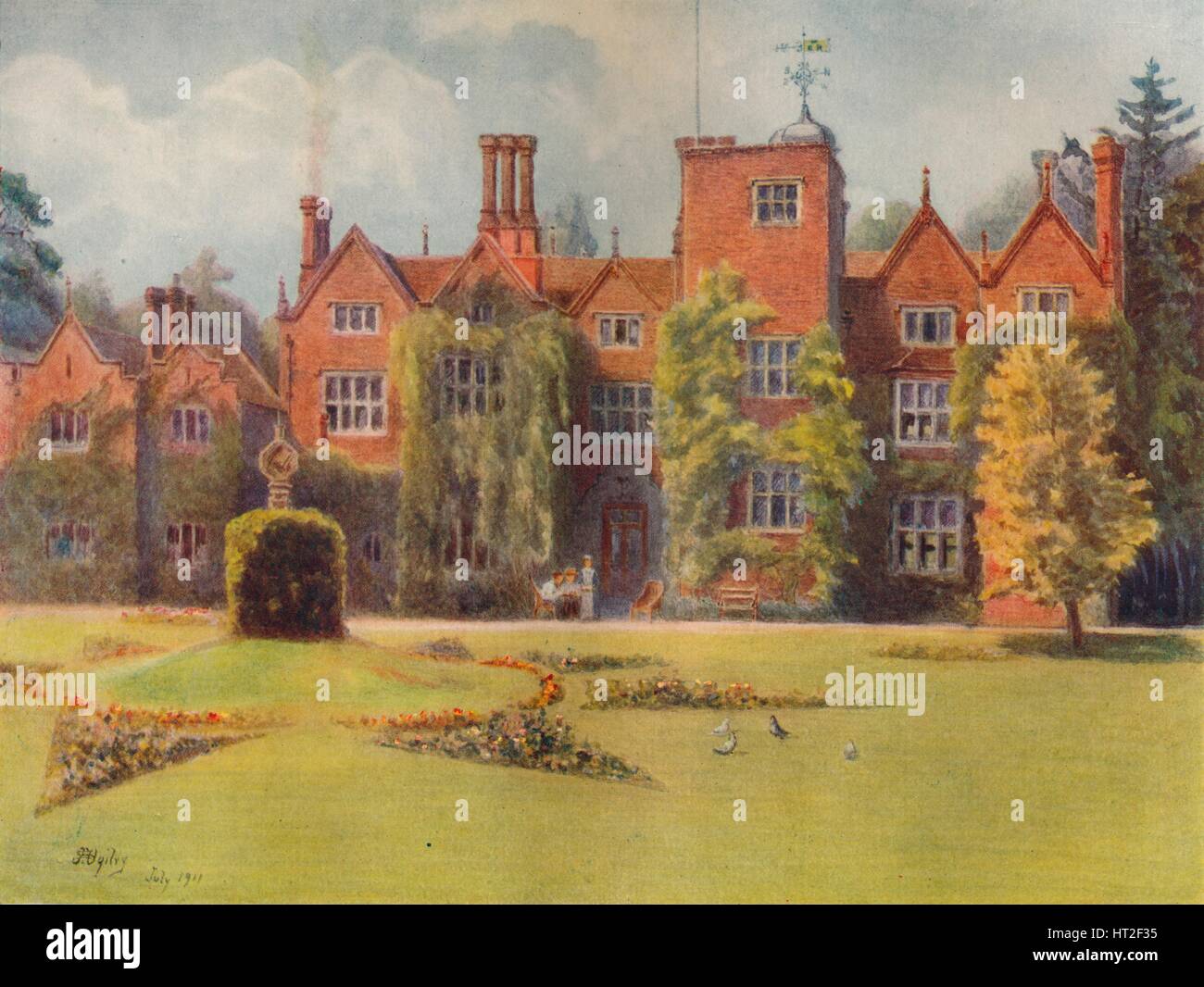 "Great Fosters", 1911, (1914). Künstler: James S Ogilvy. Stockfoto