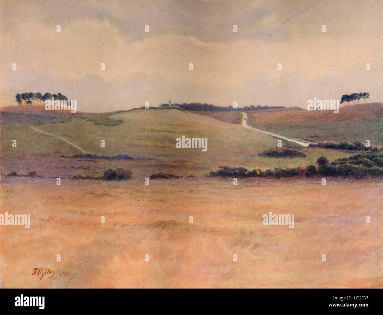 "Chobham Common", 1911, (1914). Künstler: James S Ogilvy. Stockfoto