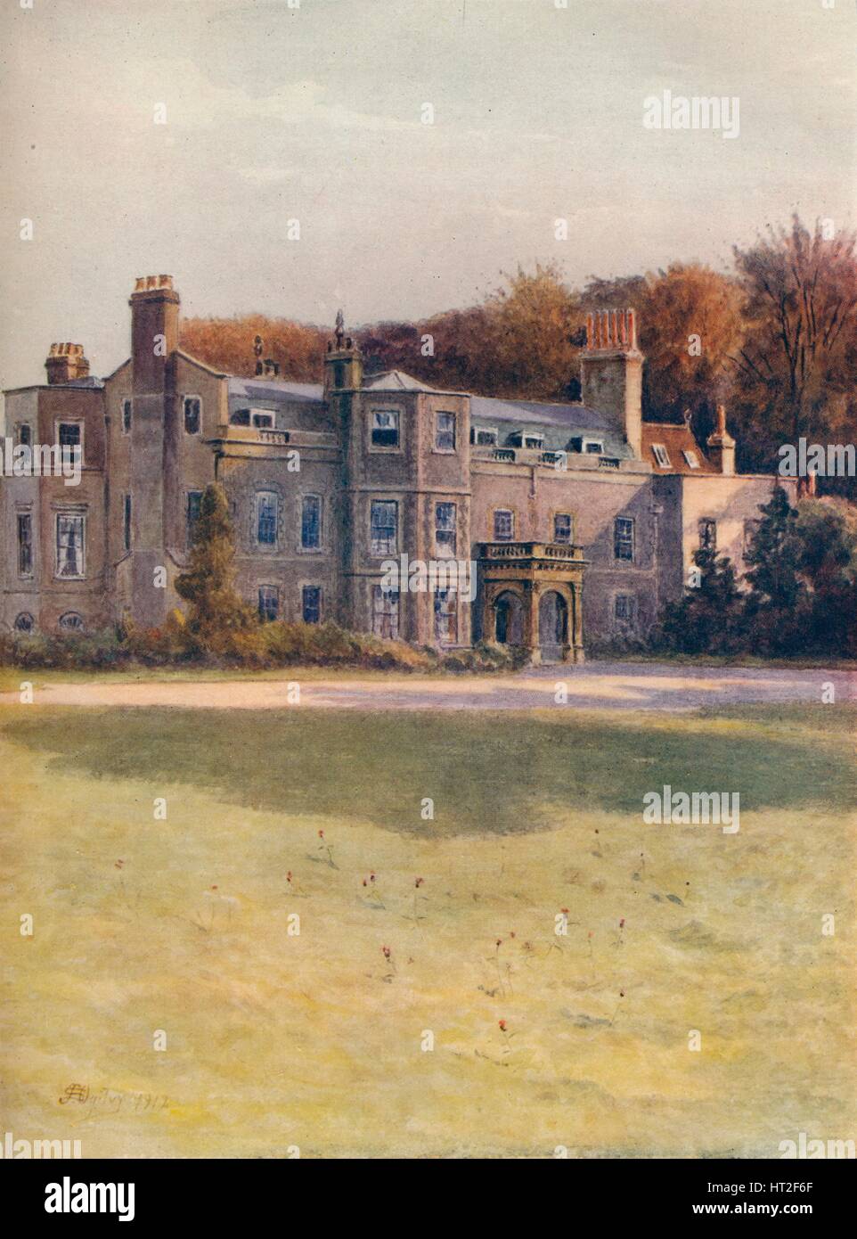 "Überantwortete Haus", 1912, (1914). Künstler: James S Ogilvy. Stockfoto