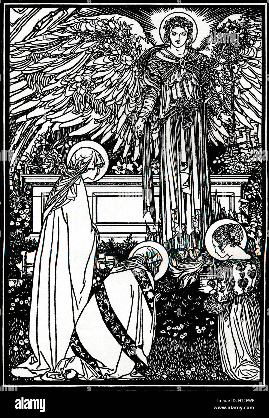 'Illustration für den Altar Buch', 1892, (1897). Künstler: Robert Anning Bell. Stockfoto