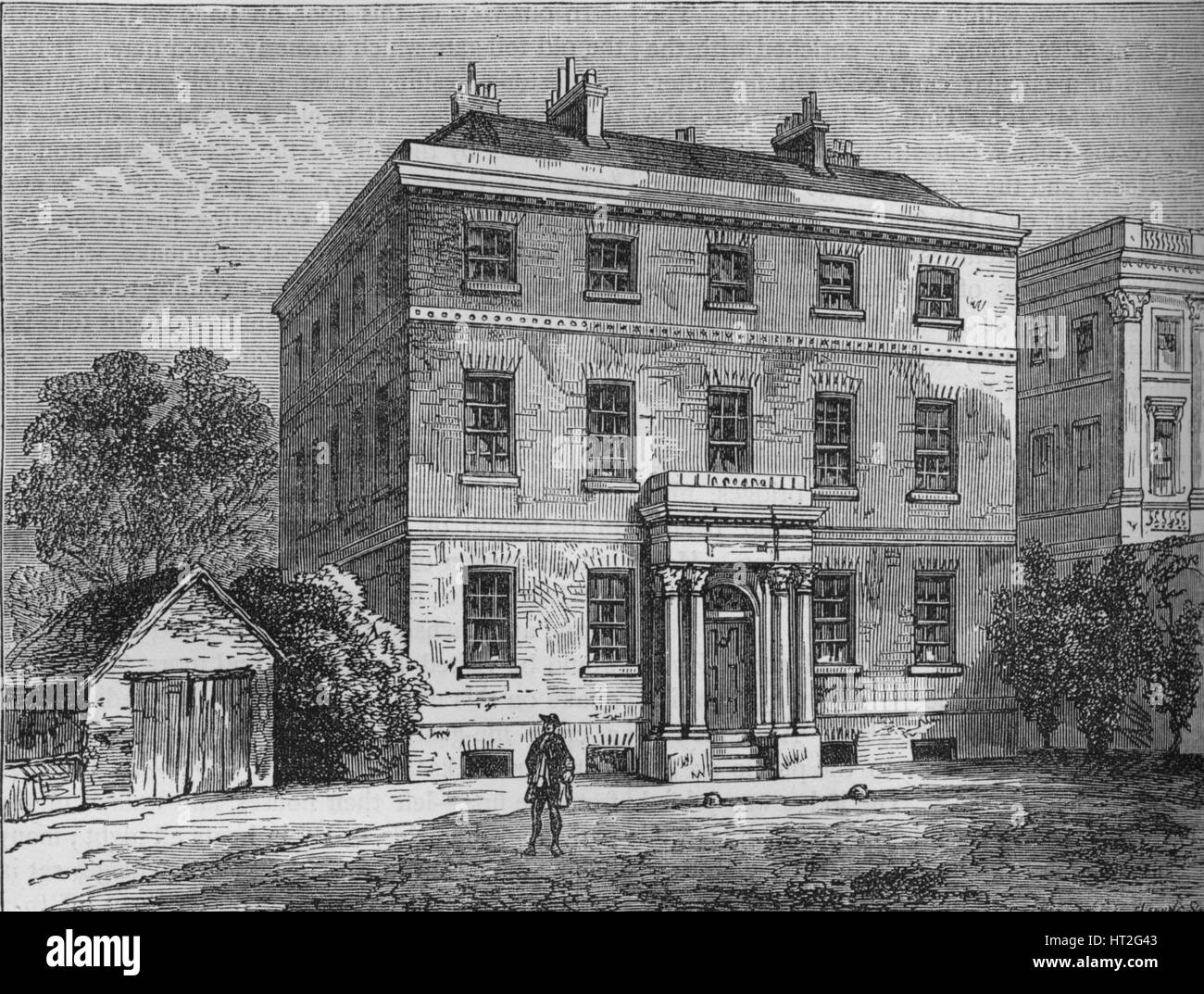 Apsley House, Westminster, London, c1800 (1878). Künstler: unbekannt. Stockfoto