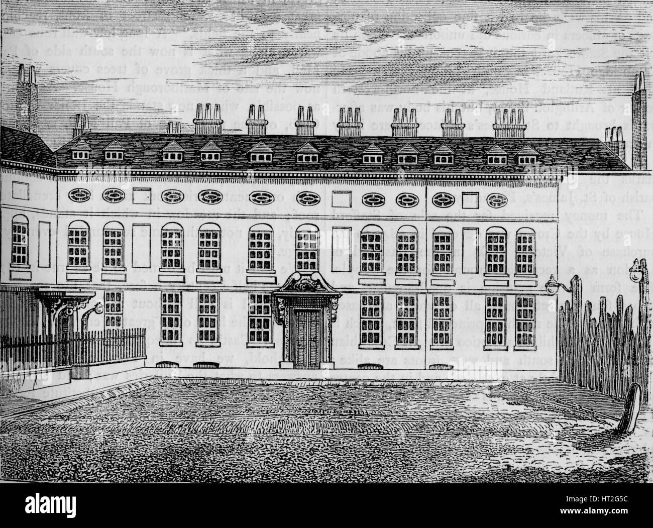 Cleveland House, Westminster, London, c1799 (1878). Künstler: unbekannt. Stockfoto