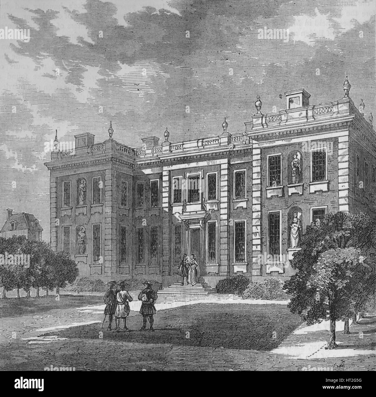 Marlborough House, Westminster, London, c1710 (1878). Künstler: unbekannt. Stockfoto