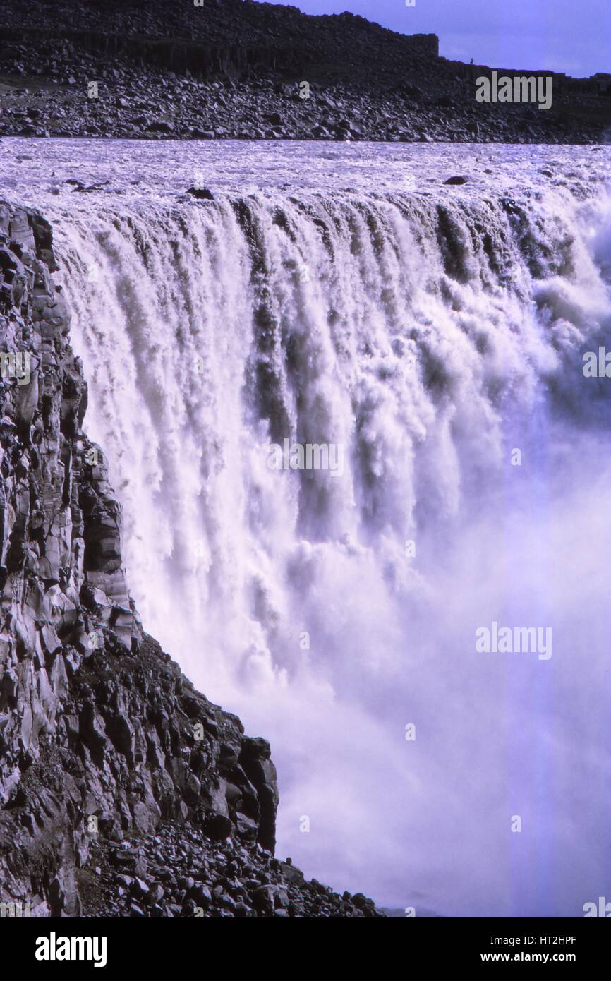 Dettifoss, North Island, 20. Jahrhundert.  Künstler: CM Dixon. Stockfoto