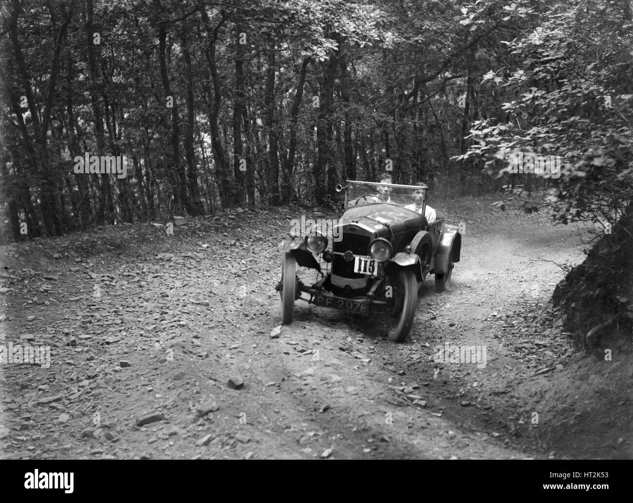 Frazer-Nash im Wettbewerb in der Brighton & Hove Motor Club Brighton-Bier Studie, 1934. Künstler: Bill Brunell. Stockfoto