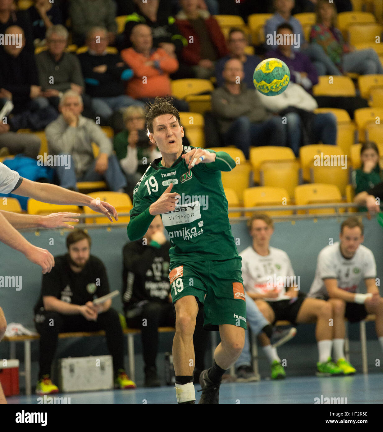 Fotos von einem Wasserball wm in Höganäs, Schweden. Cup November Cup fand im Sportzentrum, Höganäs. Stockfoto