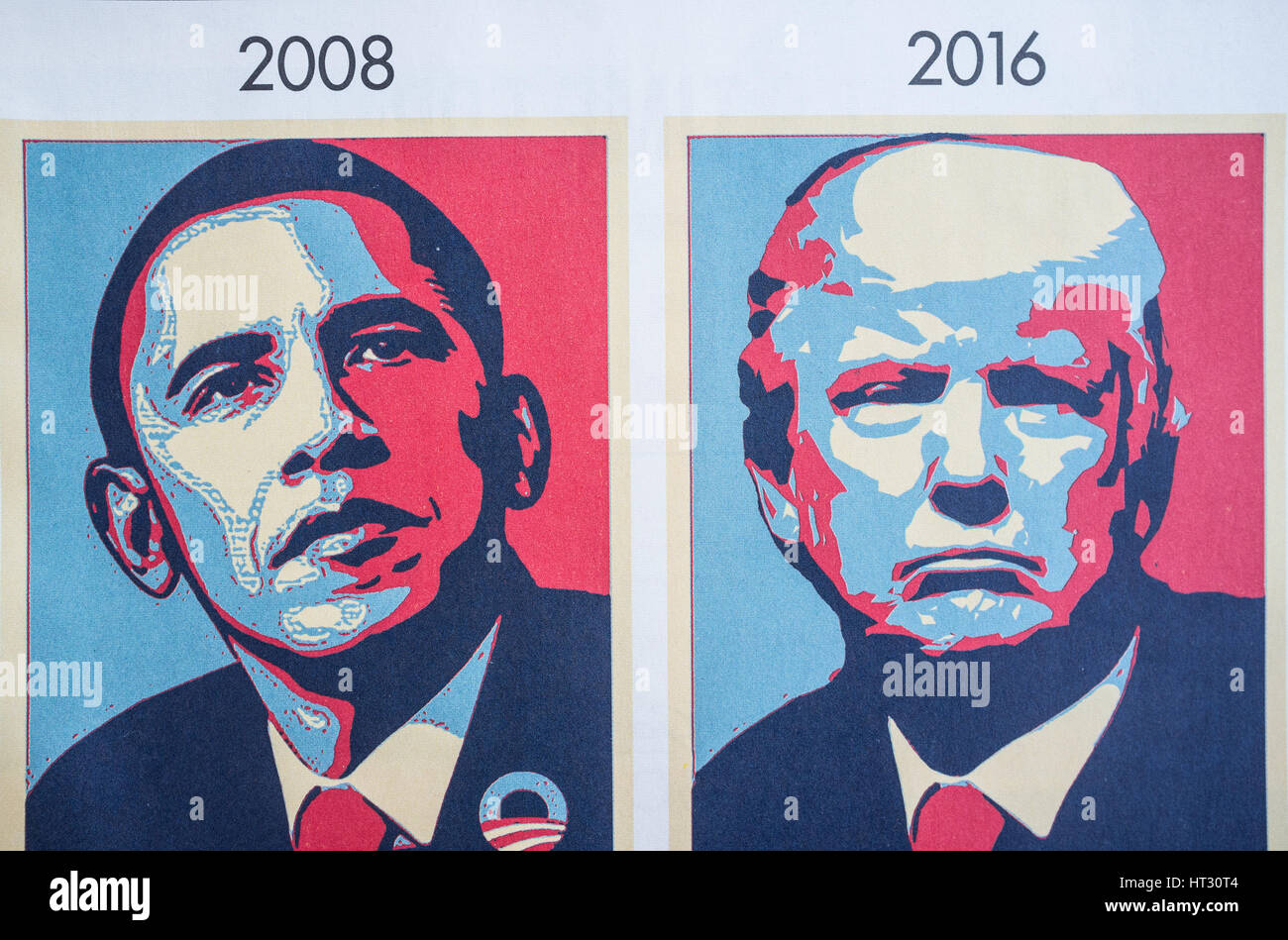 Usa 7 Marz 2017 Obama Und Trump Featured Auf Satirische Zeitschrift Privates Auge Abdecken Prasident Donald Trump Hat Beschuldigt Ehemalige Us Prasident Obama Der Abhoren Seines Handys Bei Der Prasidentschaftswahl 2016 Ohne Nachweis
