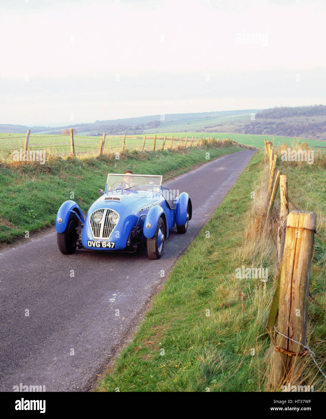 1950-Healey Silverstone. Künstler: unbekannt. Stockfoto