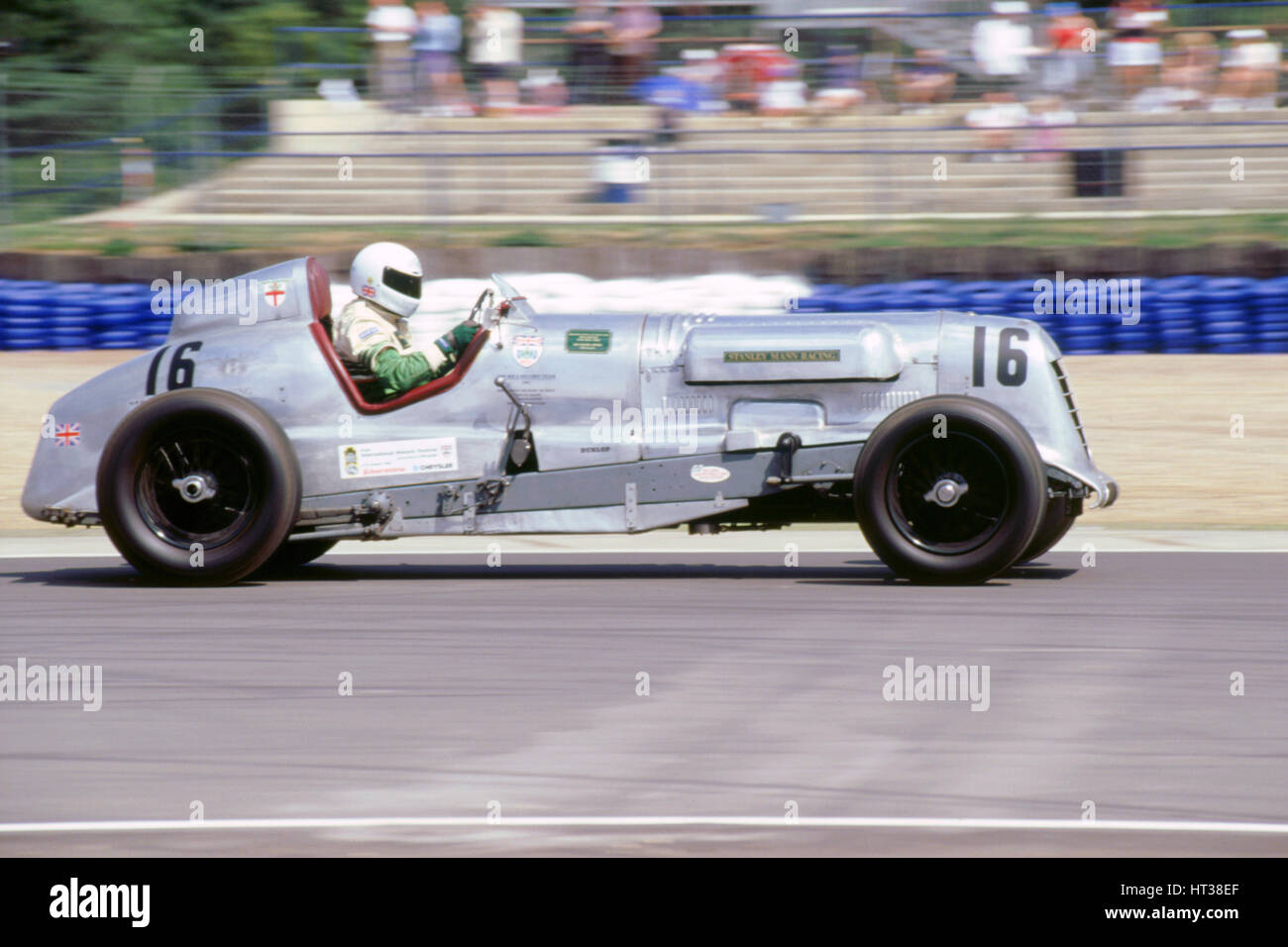 1927 Bentley.Coys historische Festival. Silverstone. Künstler: unbekannt. Stockfoto