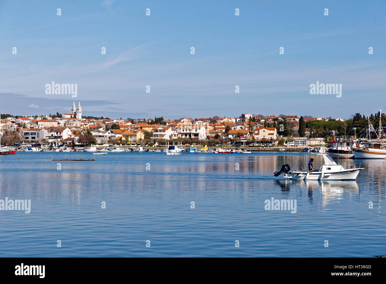 Detail von Medulin, kroatischen touristischen Ort im zeitigen Frühjahr auf 3. März 2017 Stockfoto