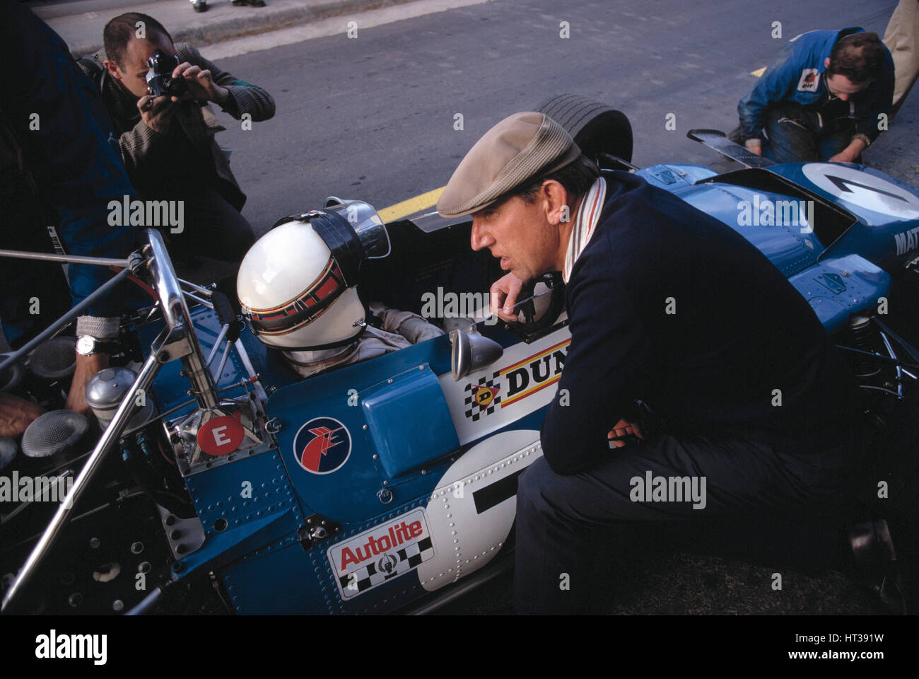 MATRA F1 Jackie Stewart, Ken Tyrrell. Künstler: unbekannt. Stockfoto
