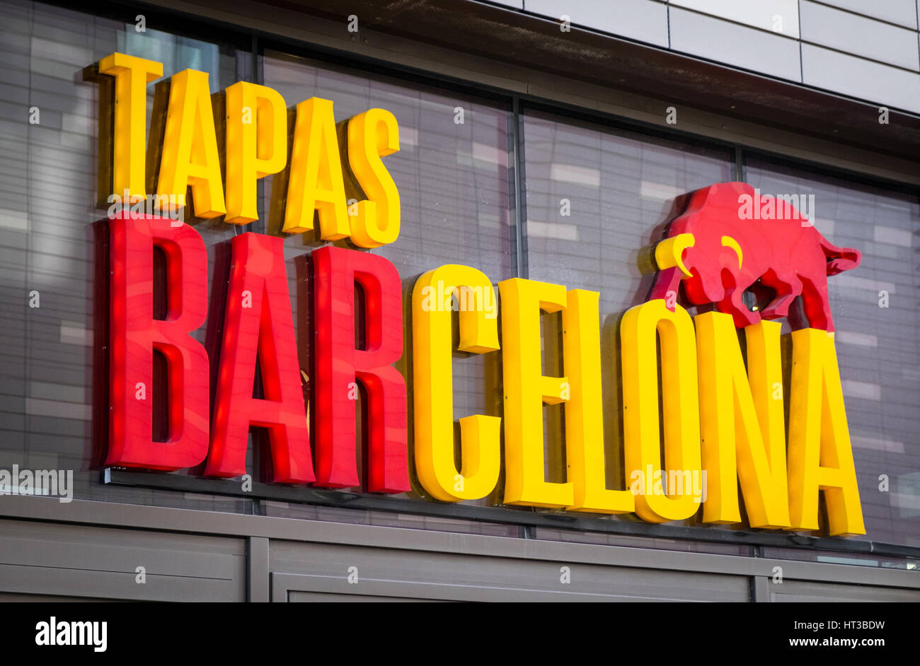 Tapas Barcelona Restaurant in Southampton, Hampshire, UK Stockfoto