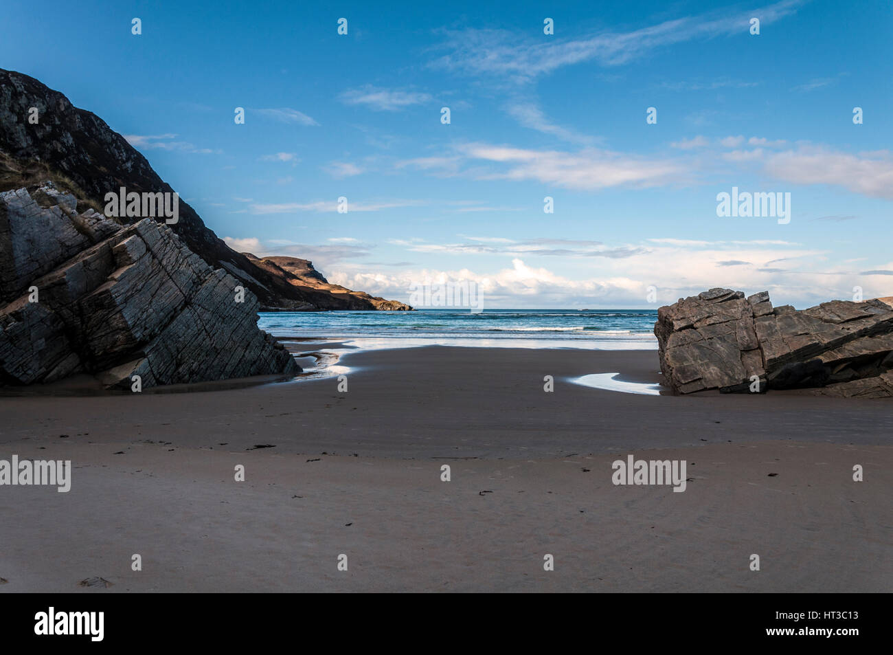 Maghera Strand, Ardara, County Donegal, Irland auf dem Wilden Atlantik Weg. Ozean Küste Küste. Stockfoto