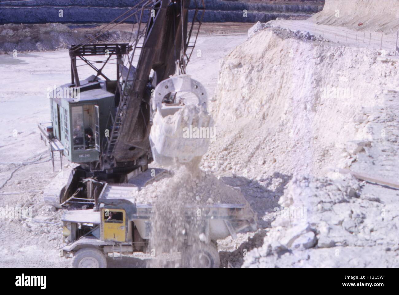 Kalksteinbruch, Essex, England, 20. Jahrhundert. Künstler: CM Dixon. Stockfoto