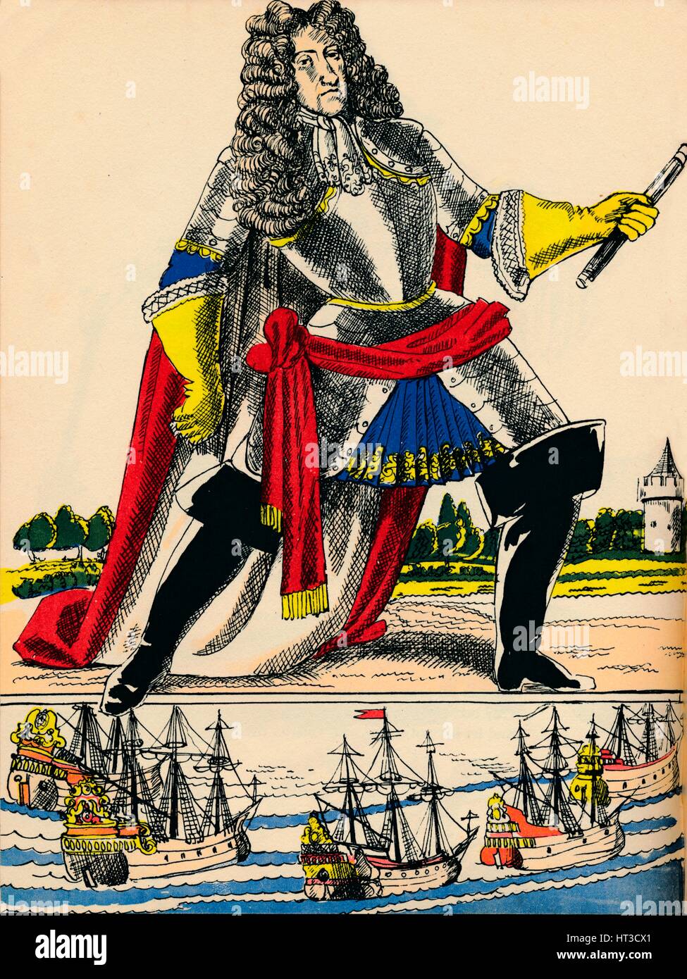 Jakob II., König von Großbritannien und Irland von 1685 (1932). Künstler: Rosalind Thornycroft. Stockfoto