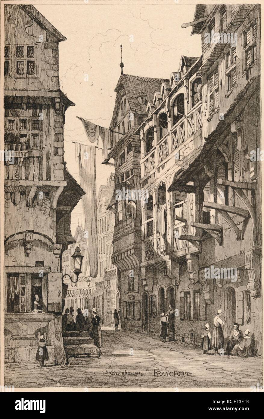 'Frankfurt', c1820 (1915). Künstler: Samuel Prout. Stockfoto