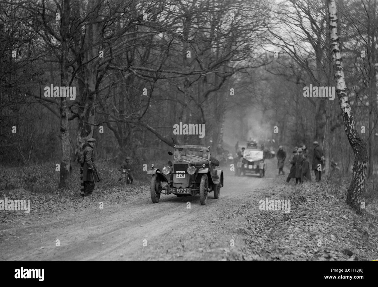 Frazer-Nash im Wettbewerb in der Sunbeam Motor Car Club Bognor Studie, 1929. Künstler: Bill Brunell. Stockfoto