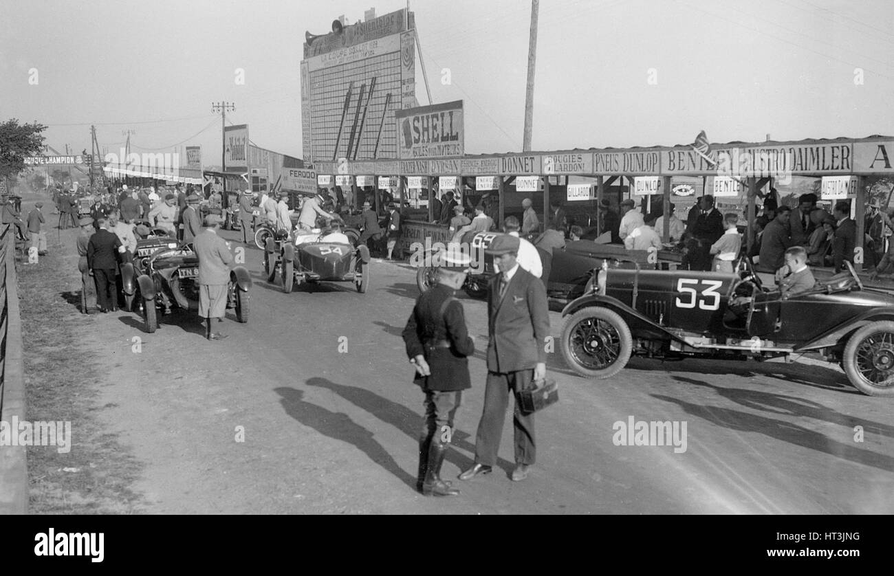 Alvises von Ruth Urquhart Deichen und CM Harvey, Motor Woche Boulogne, Frankreich, 1928. Künstler: Bill Brunell. Stockfoto