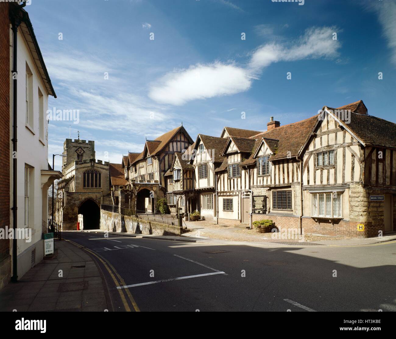 Lord Leycester Hospital, Warwick, c1990-2010. Künstler: Nigel Corrie. Stockfoto