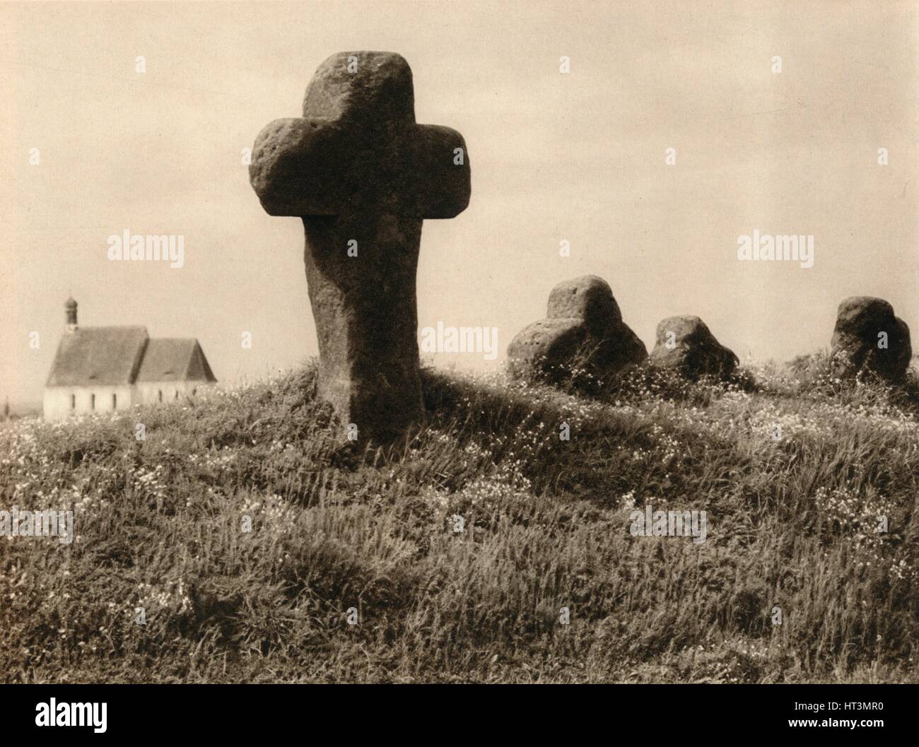 "In der Nähe von Wolfram - Eschenbach", 1931. Künstler: Kurt Hielscher. Stockfoto