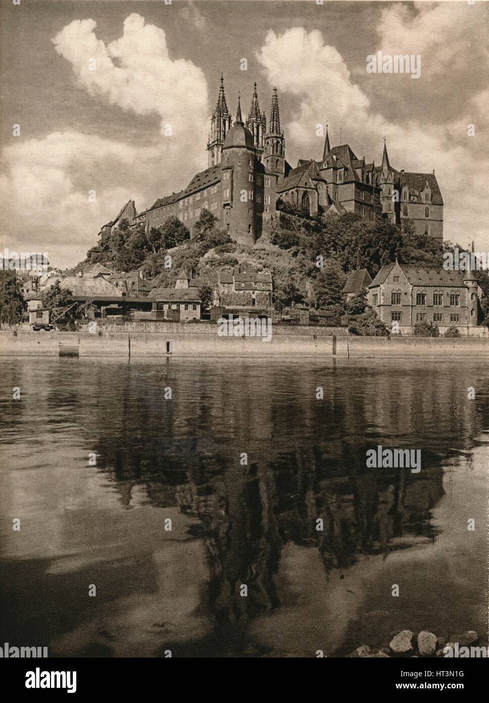 "Meißen - Albrechtsburg", 1931. Künstler: Kurt Hielscher. Stockfoto