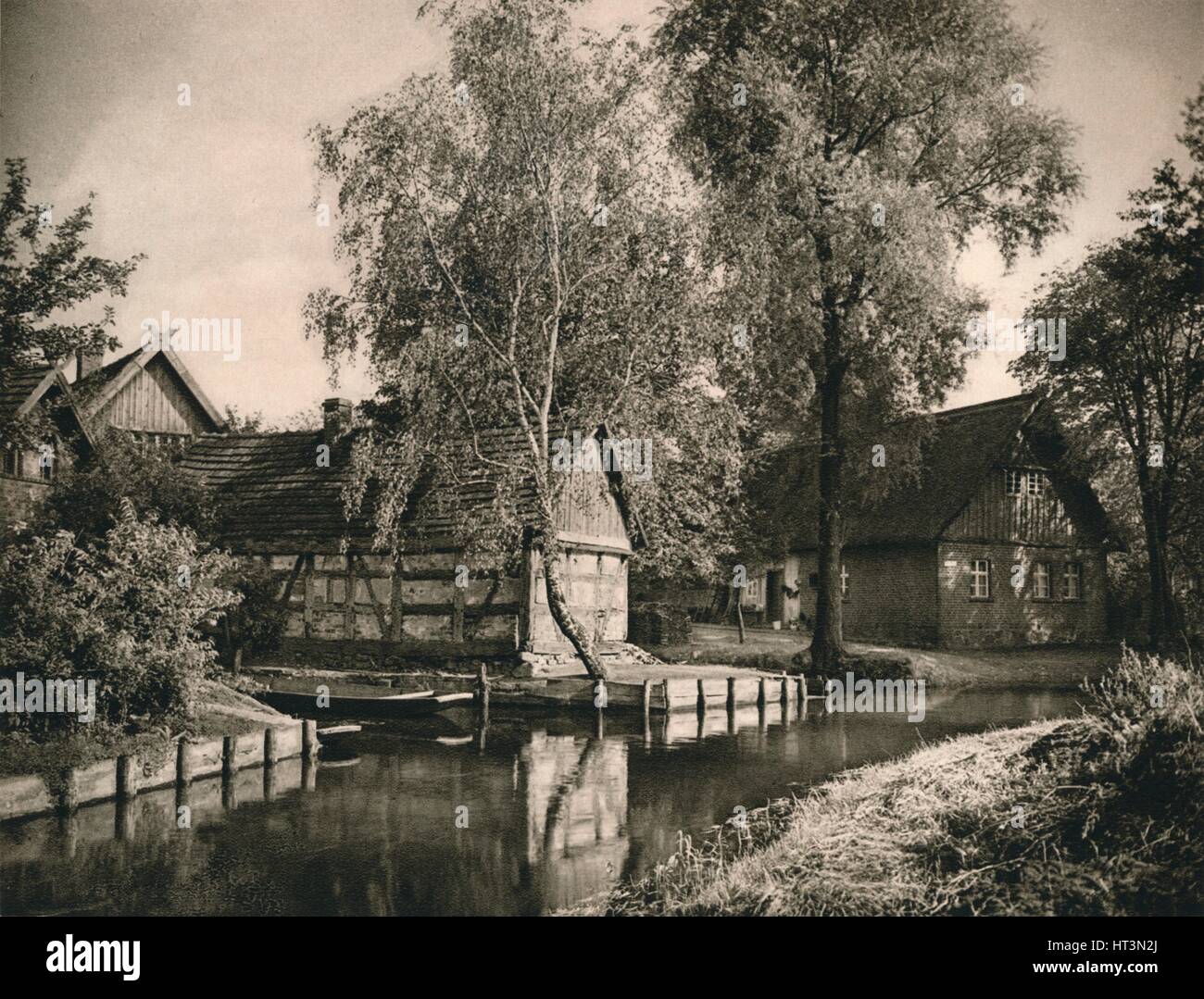 "Leipe (Spreewald)", 1931. Künstler: Kurt Hielscher. Stockfoto