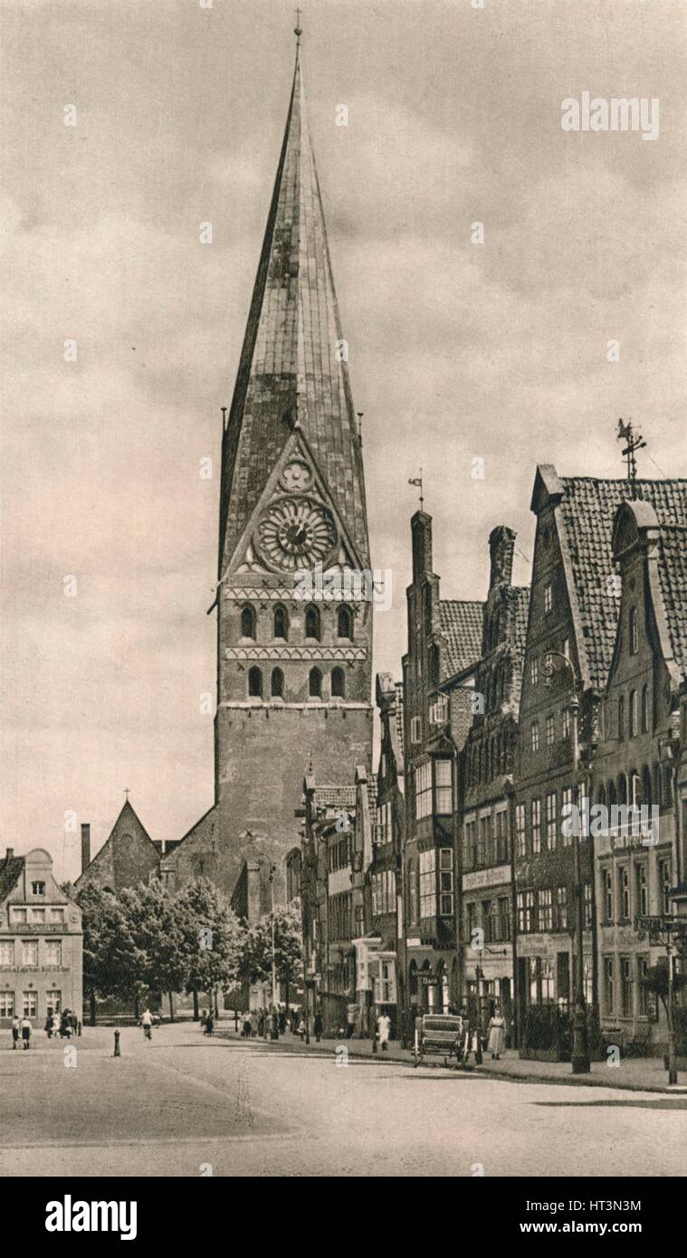"Lüneburg Am Sand, 1931. Künstler: Kurt Hielscher. Stockfoto