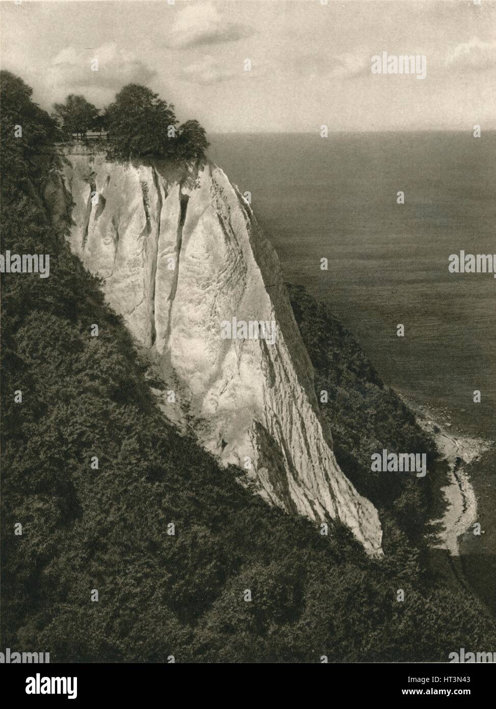 "Rügen - Konigsstuhl", 1931. Künstler: Kurt Hielscher. Stockfoto