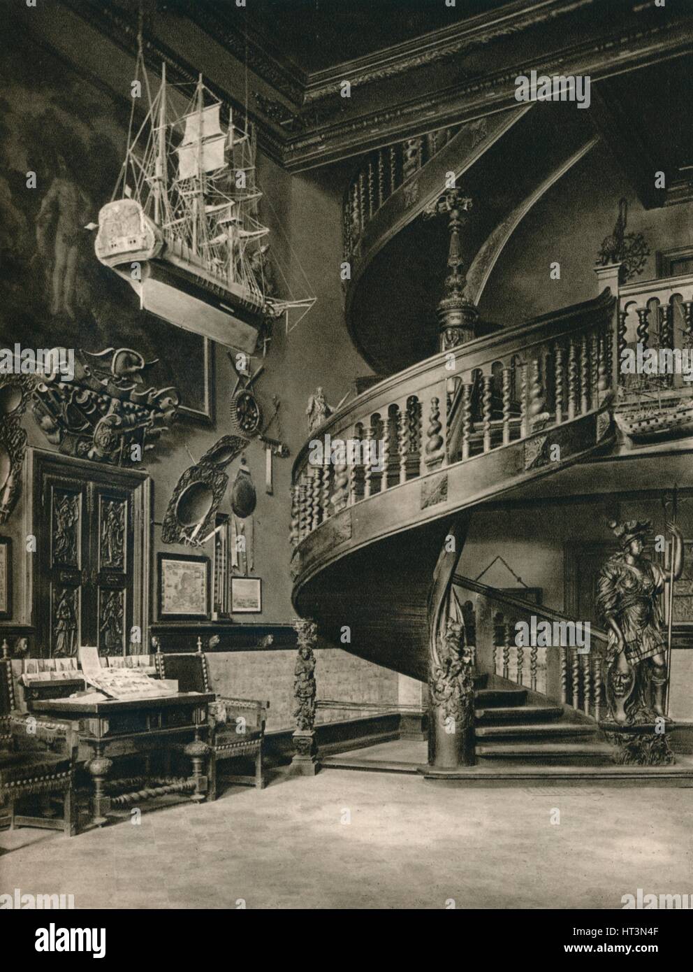 "Danzig. Danziger Diele, 1931. Künstler: Kurt Hielscher. Stockfoto