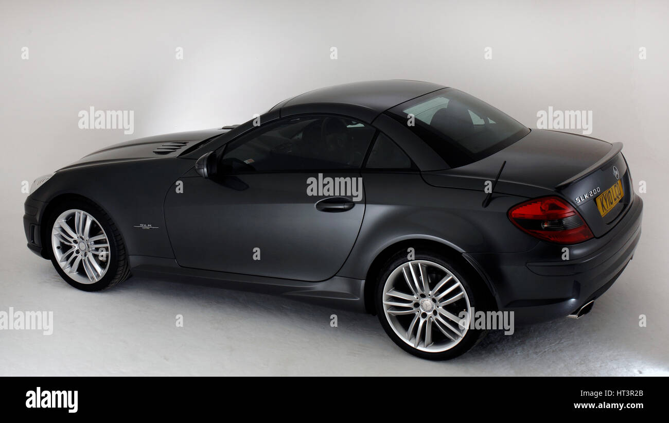 2010 Mercedes-Benz SLK 200 Künstler: unbekannt. Stockfoto