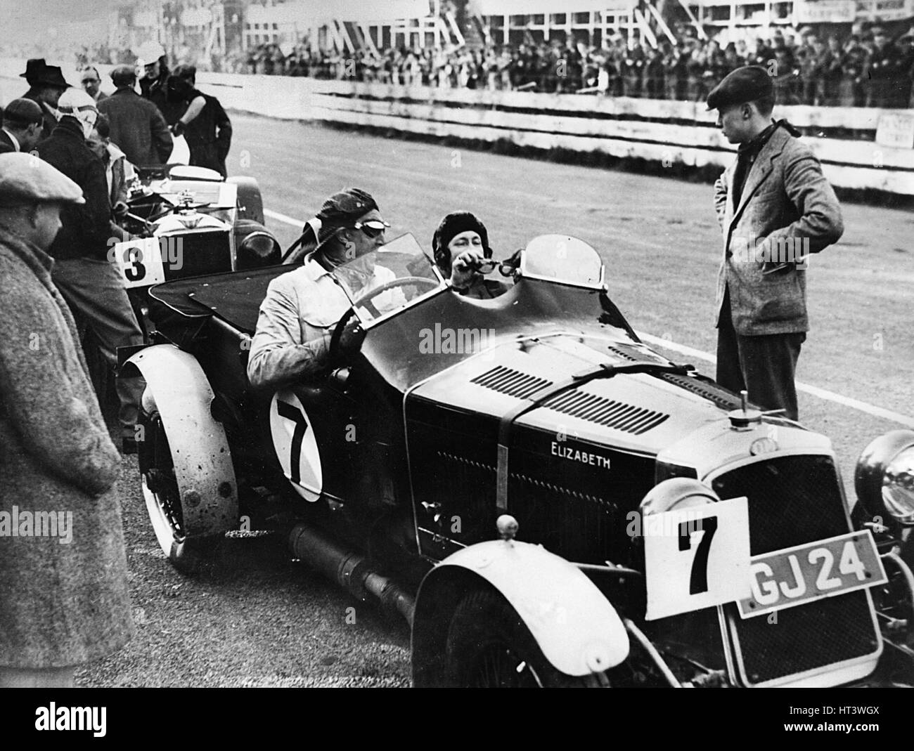 O.M 665, Hafer 1931 irische Grand-Prix-Künstler: unbekannt. Stockfoto
