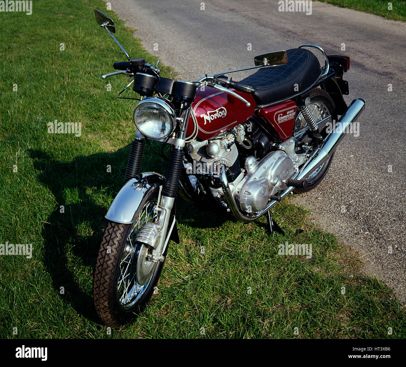 1974 Norton Commando Interstate 850cc Künstler: unbekannt. Stockfoto