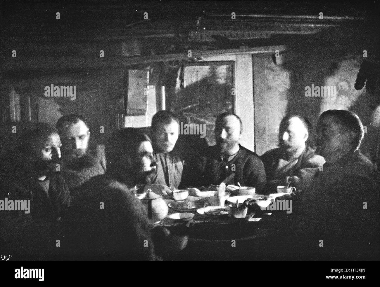 "Ende des Abendmahls Untertisch", c1893-1896, (1897). Künstler: unbekannt. Stockfoto
