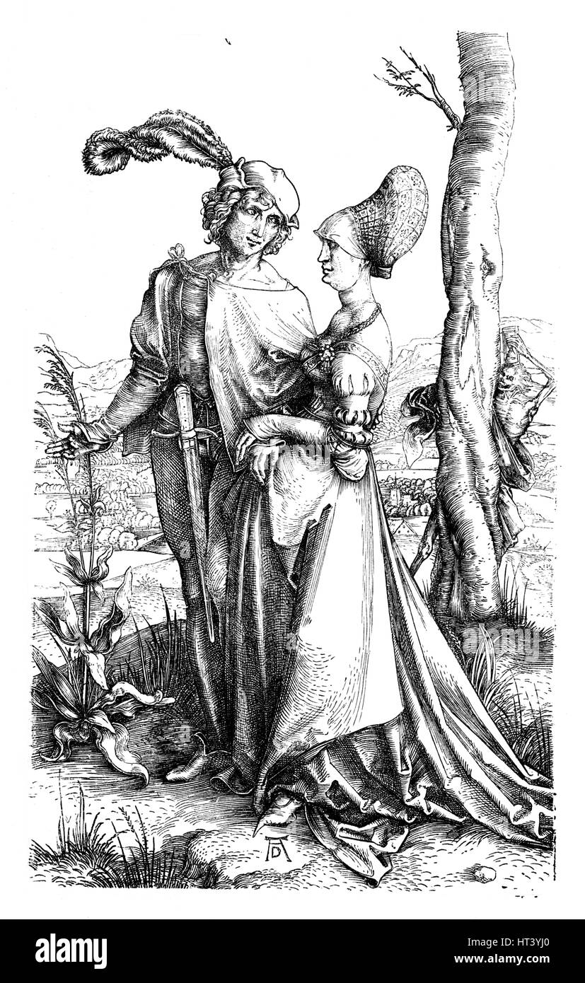 "Die Promenade", c1498, (1906). Künstler: Albrecht Dürer. Stockfoto