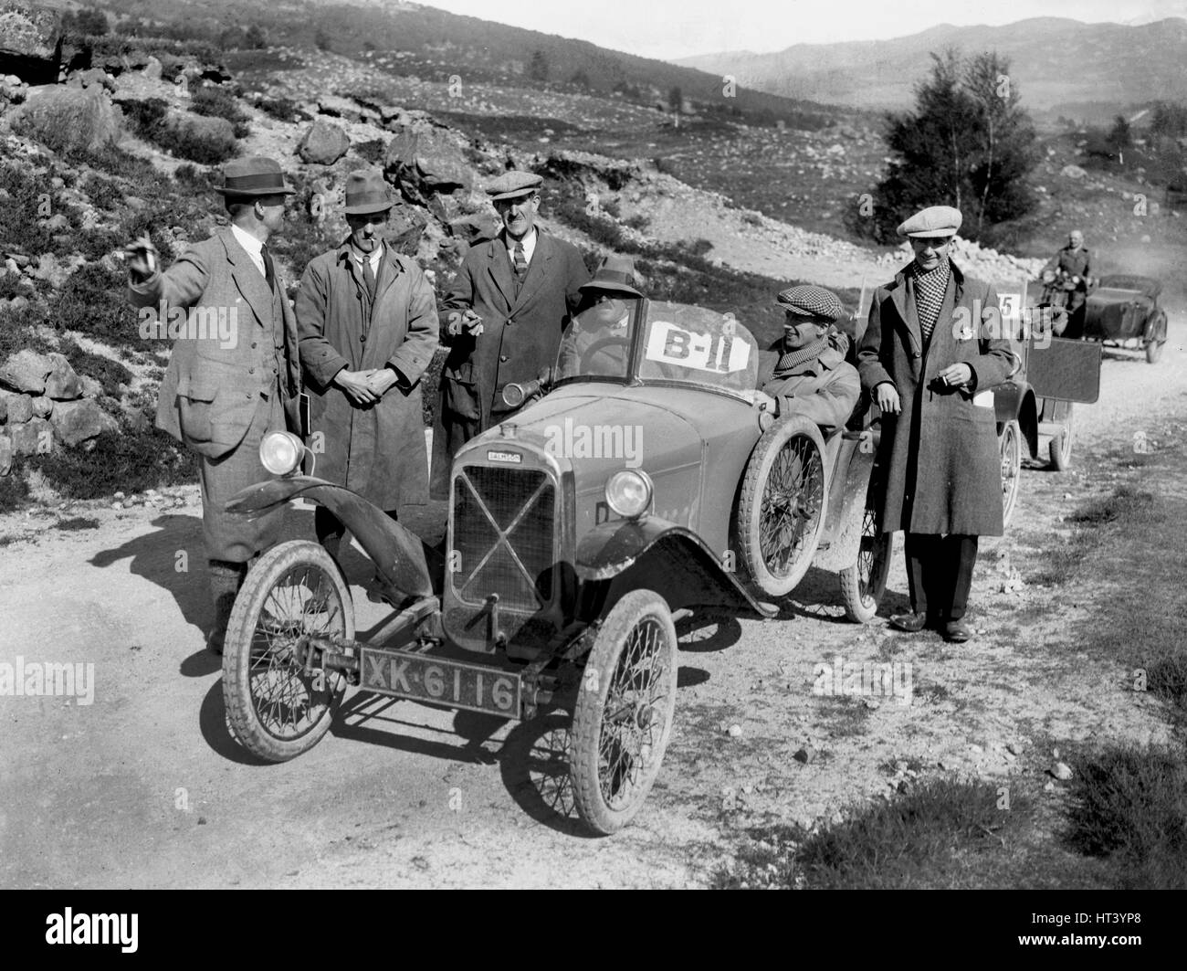 Salmson offenen Sport 2-Sitzer von Armand Bovier am schottischen Licht Auto Versuch, 1922. Künstler: Bill Brunell. Stockfoto