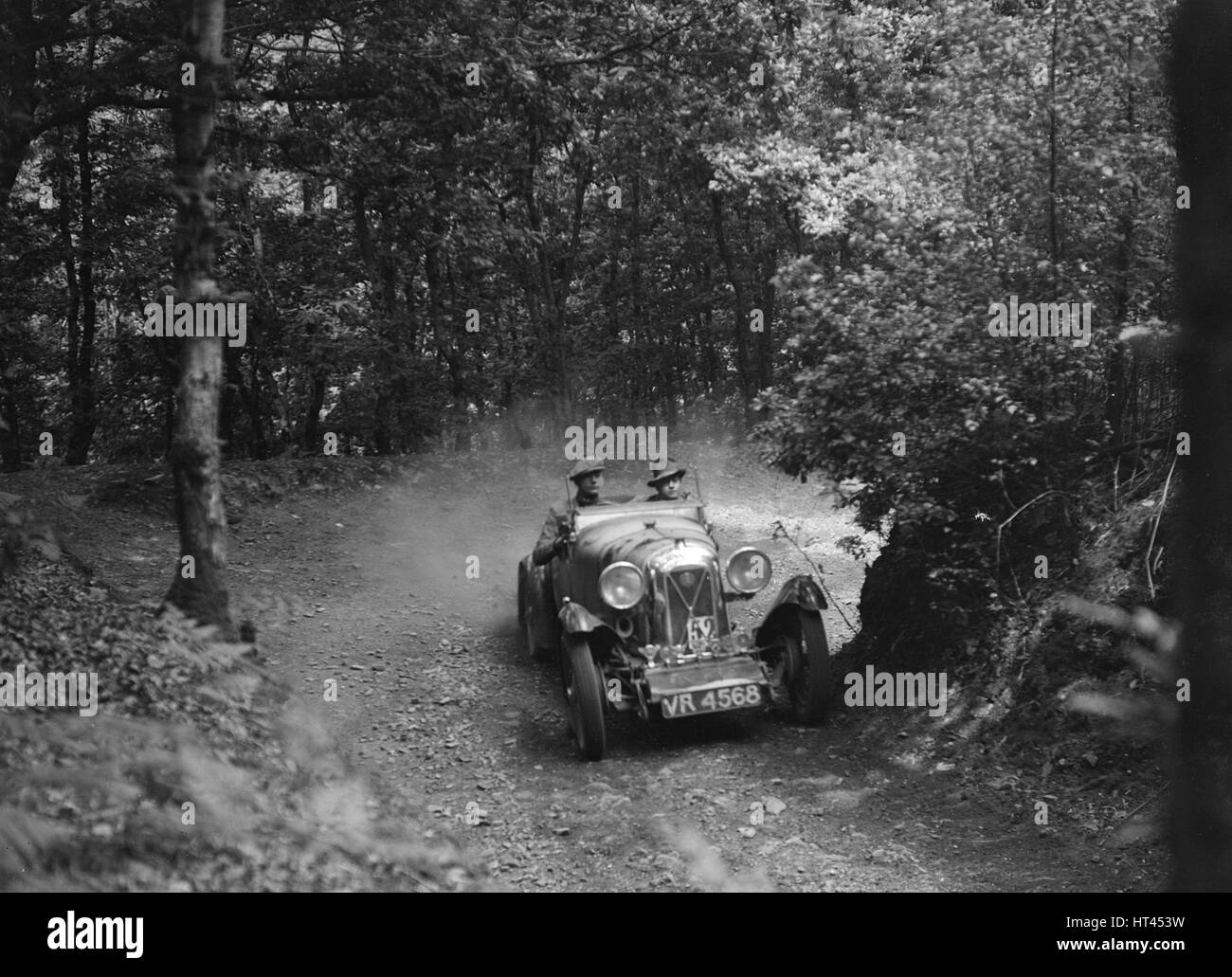 Salmson, die Teilnahme an einem Autofahren Studie, c1930s. Künstler: Bill Brunell. Stockfoto